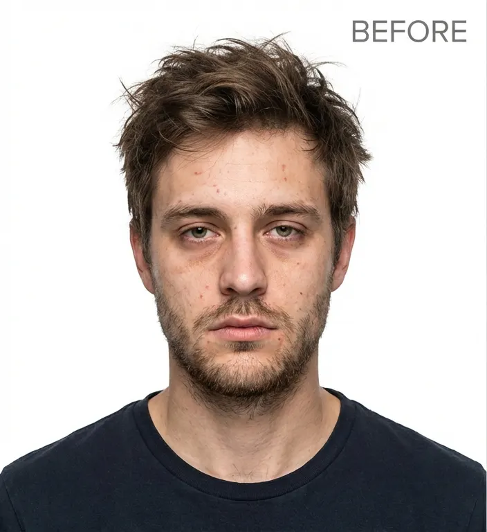 Before facial analysis — areas to improve